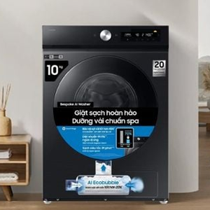 Cách sử dụng máy giặt Samsung Bespoke AI EcoBubble Inverter 10 kg WW10DB7U34GBSV