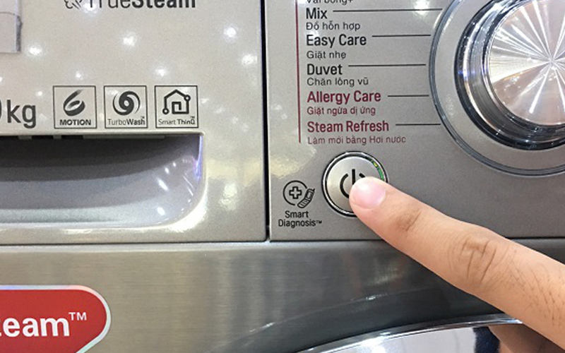 Bàn phím máy giặt ấn nút không được