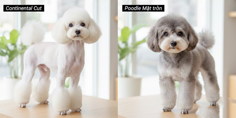 Cách kiểu lông chó Poodle đang được ưa chuộng 2026