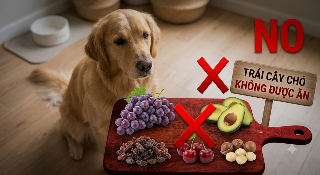 Những loại trái cây chó không ăn được
