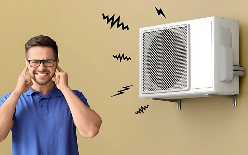 Tại sao cục nóng máy lahnh kêu to?