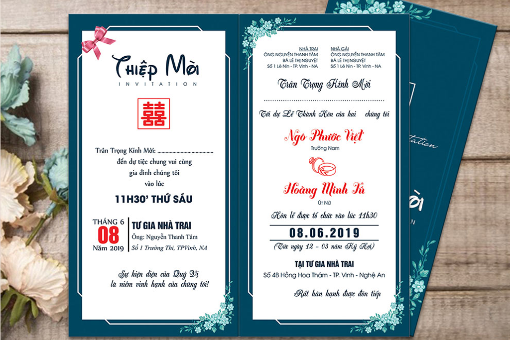 Top 5 địa chỉ thiết kế thiệp cưới đẹp, giá rẻ tại TP.HCM