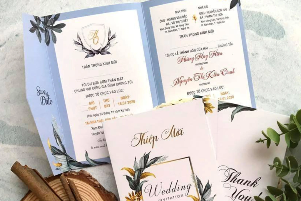 Top 5 địa chỉ thiết kế thiệp cưới đẹp, giá rẻ tại TP.HCM