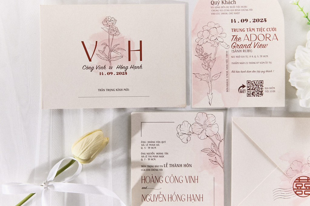 Top 5 địa chỉ thiết kế thiệp cưới đẹp, giá rẻ tại TP.HCM