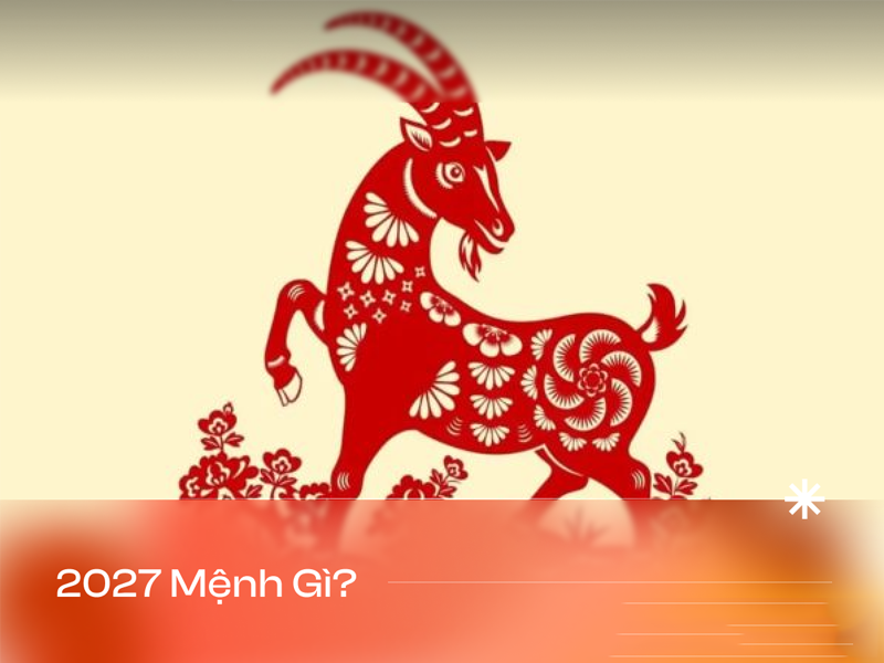Năm Đinh Mùi mệnh gì?
